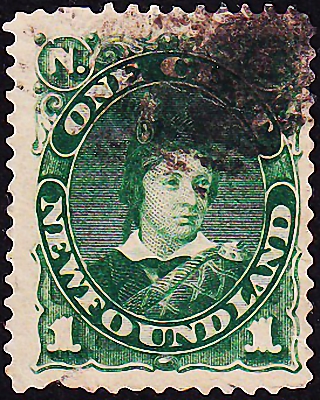 Ньюфаундленд 1887 год . Король Эдуард VII - принц Уэльский . Каталог 20,0 €. (6)